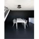 Corpuri de iluminat - Lustra aplicata metalica design retro RUVI 3 negru