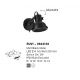 Aplice cu Spot - Aplica de perete metalica design retro RUVI negru