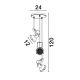 Pendule, Lustre suspendate - Lustra suspendata metalica design retro RUVI negru