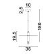 Pendule, Lustre suspendate - Lustra/Pendul design modern ROYAL negru