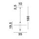 Pendule, Lustre suspendate - Lustra/Pendul design modern ROYAL auriu