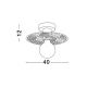 Plafoniere - Plafoniera metal design decorativ ERES
