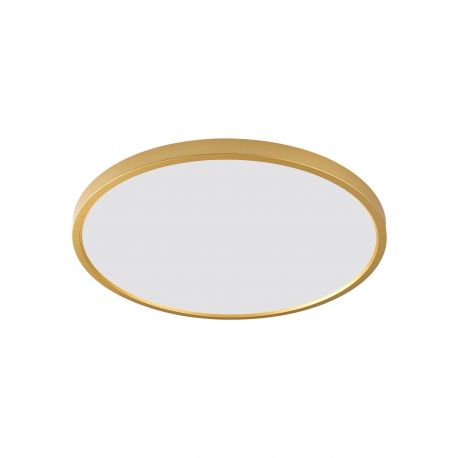 Plafoniere - Plafoniera LED moderna design slim CAMI 50cm, auriu