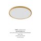Plafoniere - Plafoniera LED moderna design slim CAMI 50cm, auriu