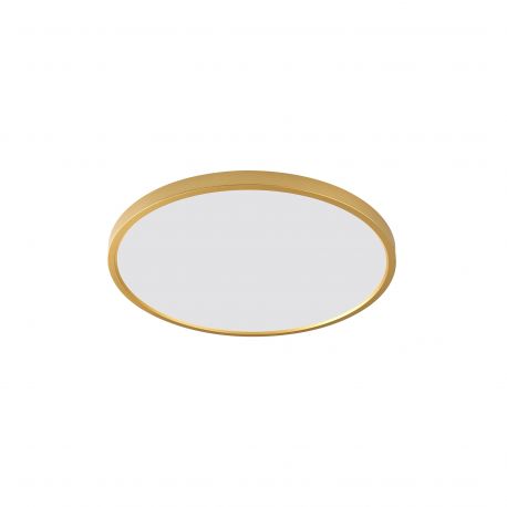 Plafoniere - Plafoniera LED moderna design slim CAMI 40cm, auriu
