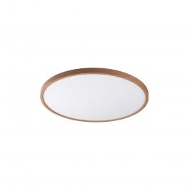 Plafoniere - Plafoniera LED moderna design slim CAMI 40cm, wood