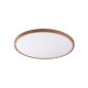 Plafoniere - Plafoniera LED moderna design slim CAMI 50cm, wood