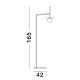 Lampadare - Lampadar/Lampa de podea design modern PIELO auriu