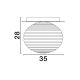 Plafoniere - Plafoniera design modern decorativ ALLEN D-35cm