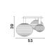 Plafoniere - Plafoniera design modern decorativ ALLEN 3L
