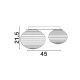 Plafoniere - Plafoniera design modern decorativ ALLEN 2L