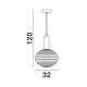 Pendule, Lustre suspendate - Lustra/Pendul design modern decorativ ALLEN D-32cm