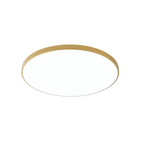 Plafoniere - Plafoniera LED moderna design slim VERI 37cm, auriu