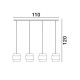Pendule, Lustre suspendate - Lustra suspendata design modern SIANNA 4L