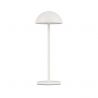 Lampa LED portabila iluminat exterior decorativ ROSE alba