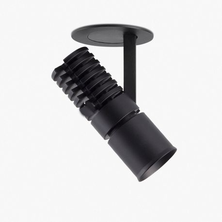 Spoturi tavan fals - Mini Spot/Proiector LED incastrabil directionabil UNO black 11° 2700K