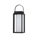 Lampa LED solara portabila iluminat exterior decorativ VERHAAL negru