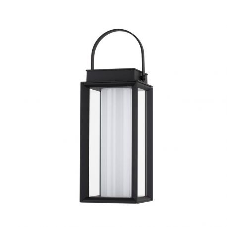 Lampi decorative si solare - Lampa LED solara portabila iluminat exterior decorativ VERHAAL negru
