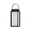 Lampa LED solara portabila iluminat exterior decorativ VERHAAL negru