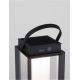 Lampi decorative si solare - Lampa LED solara portabila iluminat exterior decorativ VERHAAL negru