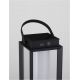 Lampi decorative si solare - Lampa LED solara portabila iluminat exterior decorativ VERHAAL negru