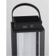 Lampi decorative si solare - Lampa LED solara portabila iluminat exterior decorativ VERHAAL negru
