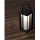Lampi decorative si solare - Lampa LED solara portabila iluminat exterior decorativ VERHAAL negru