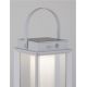Lampi decorative si solare - Lampa LED solara portabila iluminat exterior decorativ VERHAAL alba