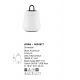 Lampi decorative si solare - Lampa LED portabila iluminat exterior decorativ JIGRA