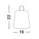 Lampi decorative si solare - Lampa LED portabila iluminat exterior decorativ JIGRA