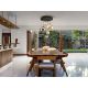 Pendule, Lustre suspendate - Lustra suspendata cu 5 pendule design modern Dark