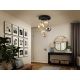 Pendule, Lustre suspendate - Lustra suspendata cu 5 pendule design modern Dark