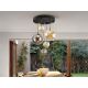 Pendule, Lustre suspendate - Lustra suspendata cu 5 pendule design modern Dark