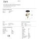 Pendule, Lustre suspendate - Lustra suspendata cu 5 pendule design modern Dark