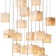 Pendule, Lustre suspendate - Lustra LUX cu 25 de pendule suspendate Duboce