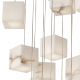 Pendule, Lustre suspendate - Lustra LUX cu 25 de pendule suspendate Duboce