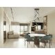 Pendule, Lustre suspendate - Lustra LED cu telecomanda design modern Edna