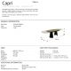 Mese extensibile - Masa dining extensibila design lux Capri