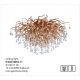 Candelabre, Lustre - Lustra aplicata design magnific ICICLE alama antic, D-100cm