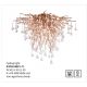 Candelabre, Lustre - Lustra aplicata design magnific ICICLE alama antic, D-50cm