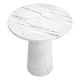 Masute Living - Masuta laterala din marmura alba design elegant LUX Terry