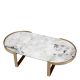 Masute Living - Masuta de cafea design elegant LUX Fabio, alama periata