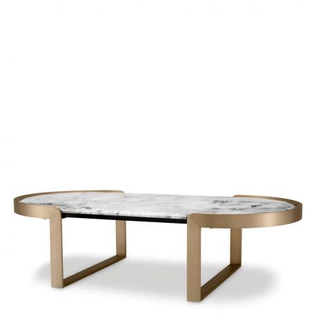 Masute Living - Masuta de cafea design elegant LUX Fabio, alama periata