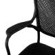 Scaune - Scaun cu brate din ratan design LUX, Colony negru