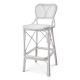 Scaune Bar - Scaun de bar din ratan design LUX, Colony alb