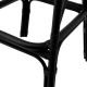 Scaune Bar - Scaun de bar din ratan design LUX, Colony negru