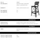 Scaune Bar - Scaun de bar din ratan design LUX, Colony negru