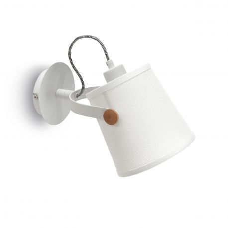 Aplice, corpuri de iluminat pentru pereti - Aplica de perete design modern NORDICA alba