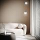 Pendule, Lustre suspendate - Pendul LED design modern ROLLER alb