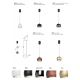Pendule, Lustre suspendate - Pendul LED design modern ROLLER alb